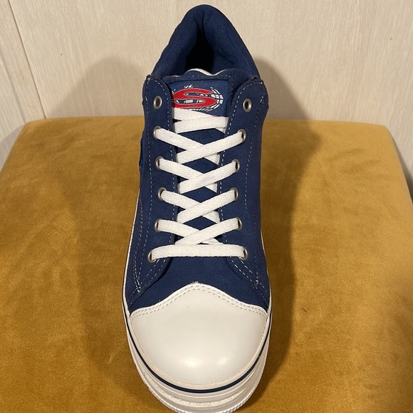 Vintage 90's Platform Blue Suede Skechers SZ 10 Never Worn MINT Condition - Picture 5 of 12